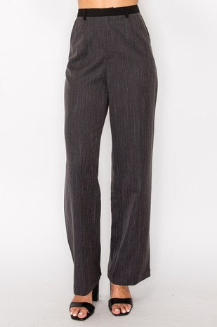 Charcoal Mixed Trouser