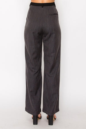 Charcoal Mixed Trouser