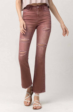 Skylar High Rise Boot Cut Jeans