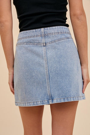Denim Cargo Mini