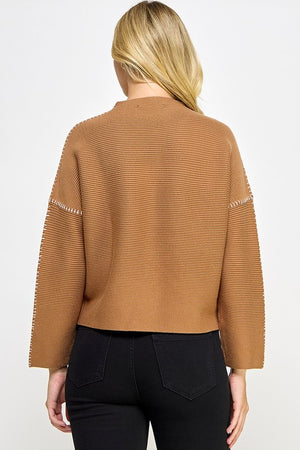 Contrast Stitch Sweater