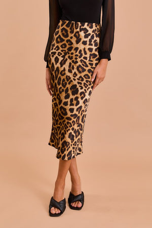 Leopard Maxi Skirt