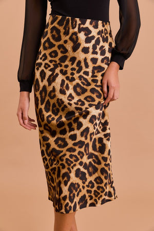 Leopard Maxi Skirt