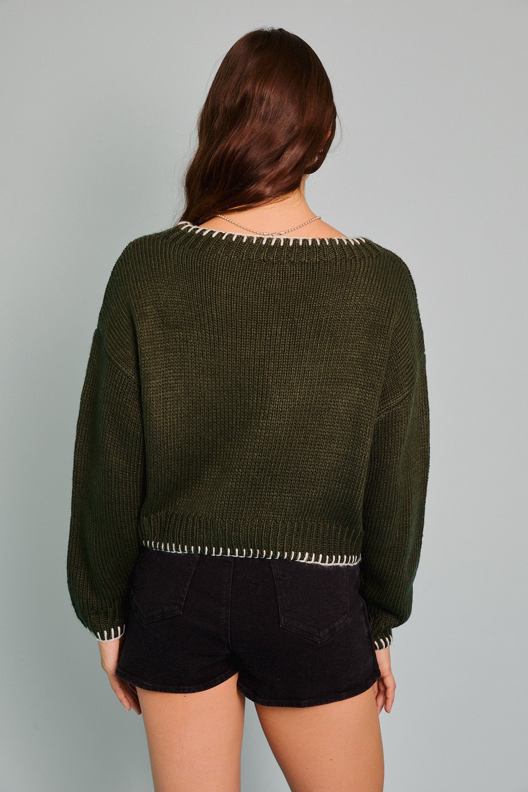 Sleigh Hunter Green Sweater