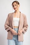 Coco Ruched Sleeved Blazer