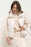 Ivory Puffer Vest