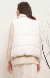 Ivory Puffer Vest