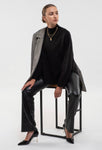 Black Mock Neck Sweater