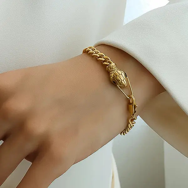 Habu 18k Serpent Bracelet