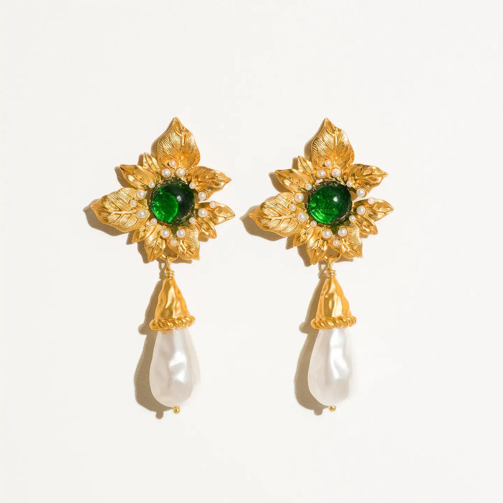 Lyra 18K Vintage Earrings