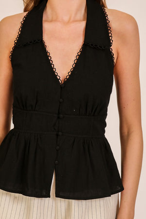 The Peekaboo Halter Top