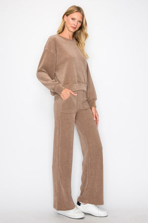 Khaki Relaxed Corduroy Set