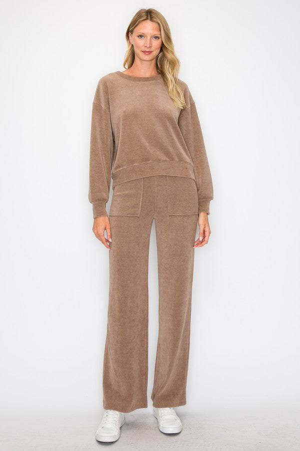 Khaki Relaxed Corduroy Set