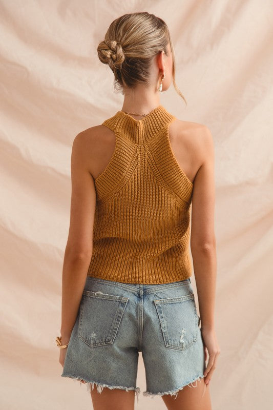 Flower Knit Tank
