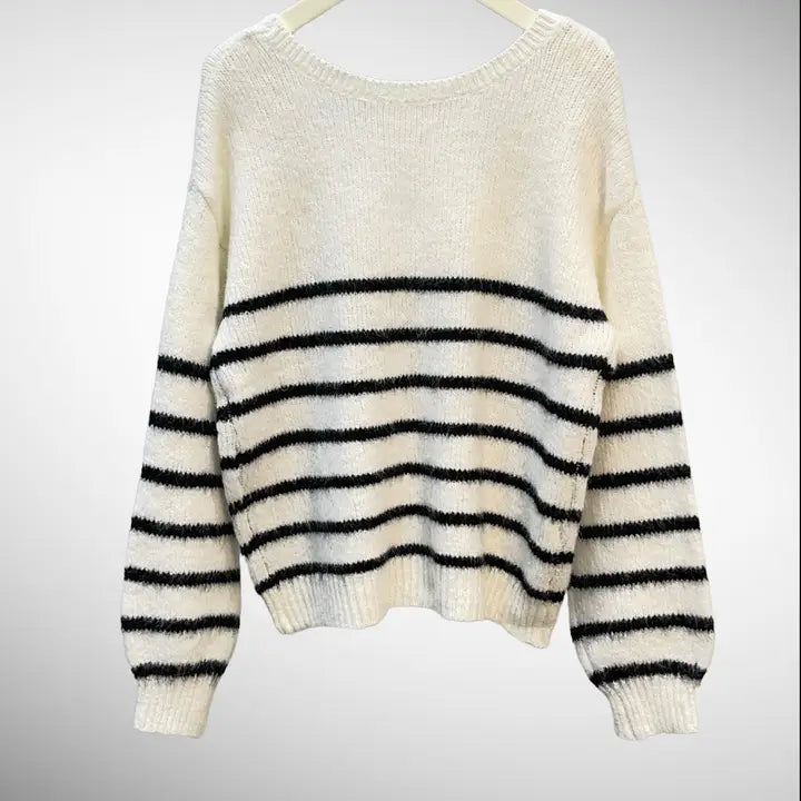 Sailor Front Knot Sweater