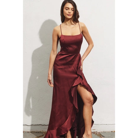 Sangria Going Out Maxi Dress