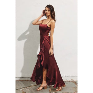 Sangria Going Out Maxi Dress