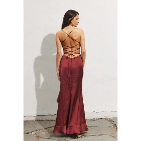 Sangria Going Out Maxi Dress