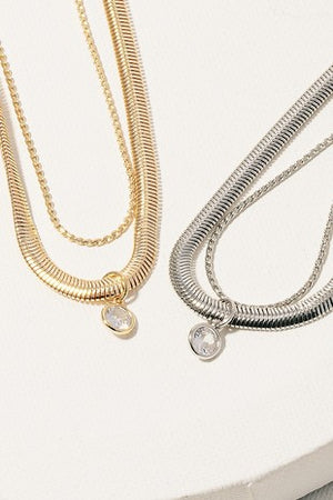 Simple Shine Layered Necklace