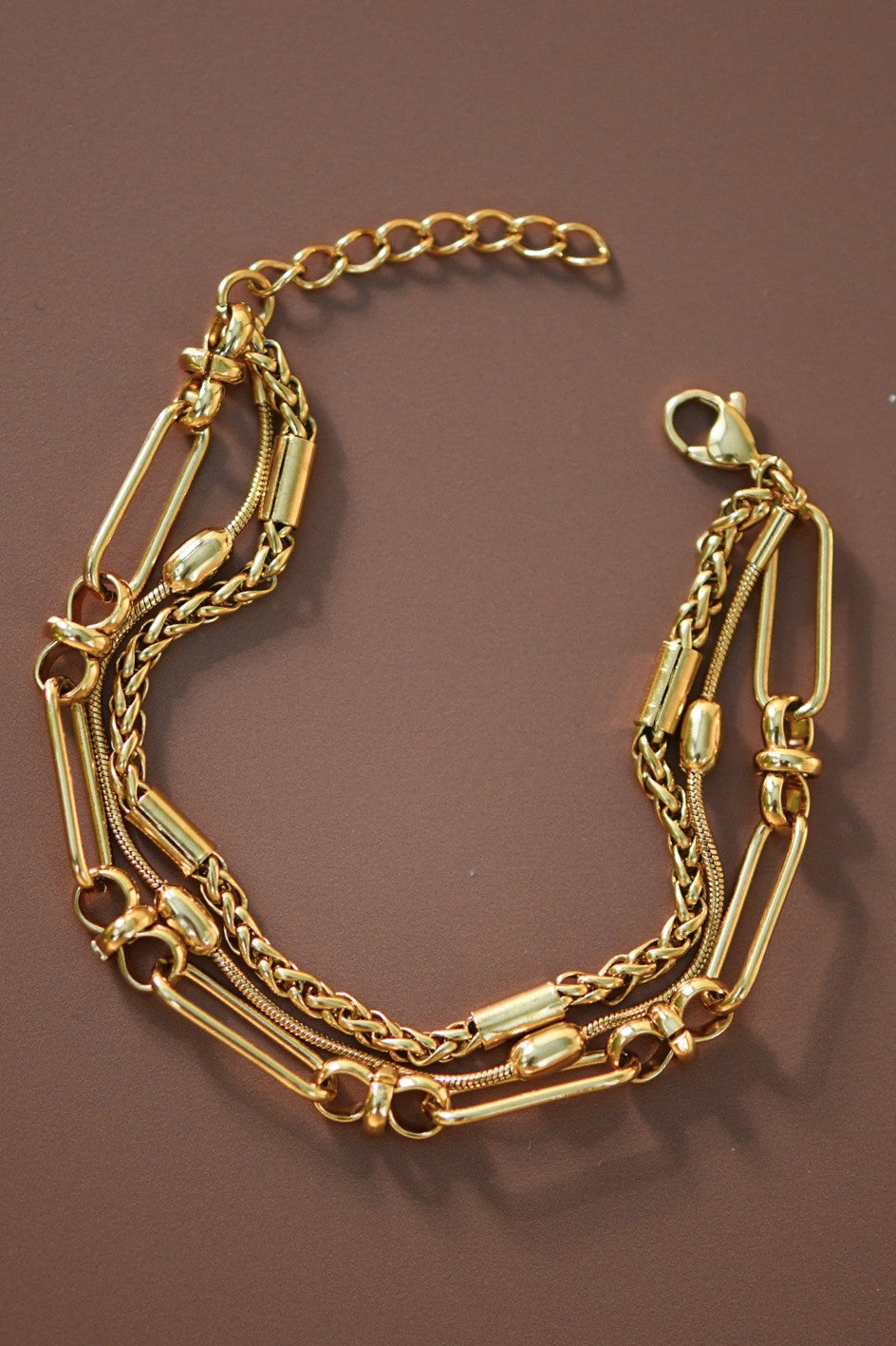 Triple Chain Bracelet