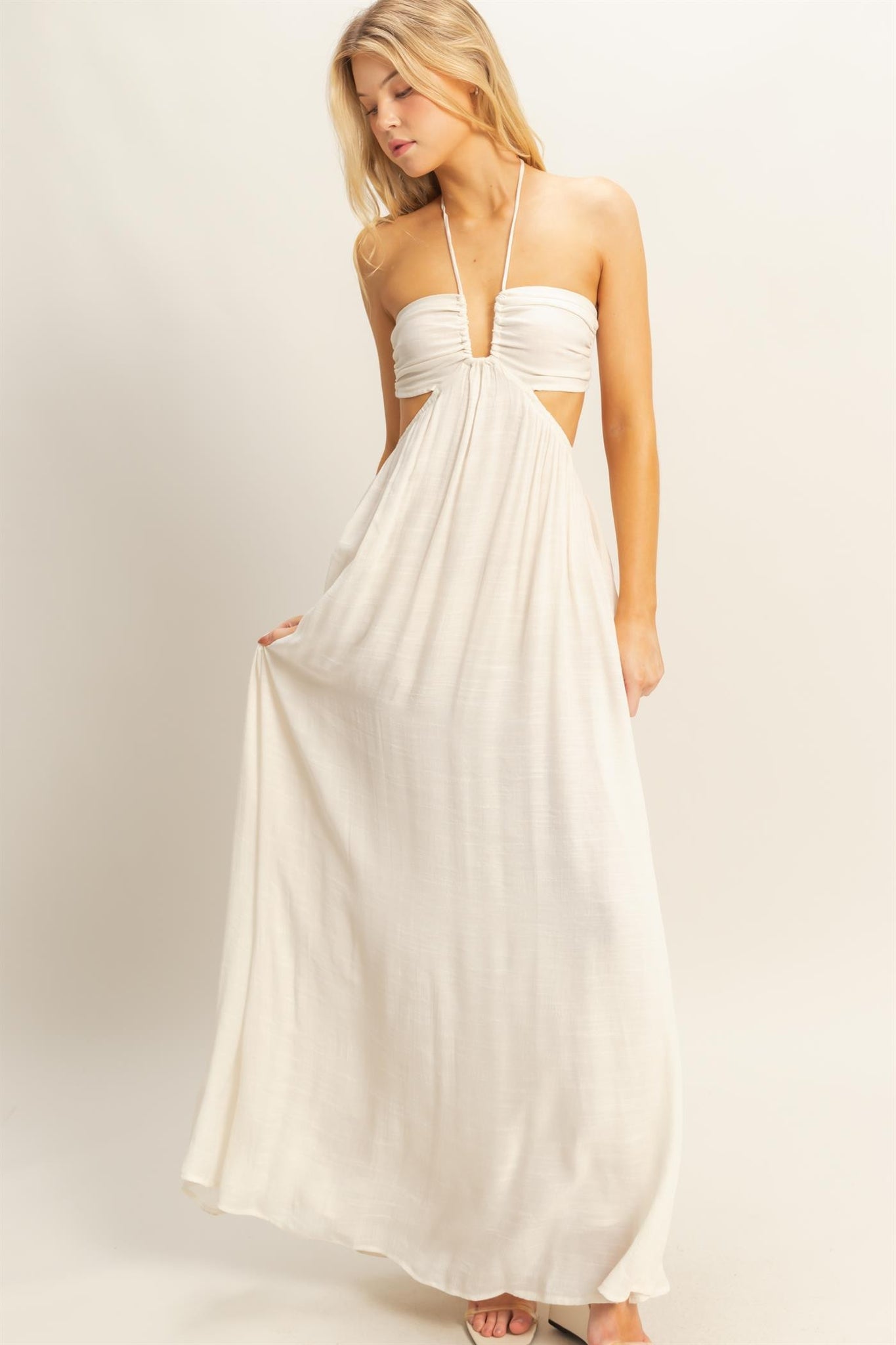 Golden Hour Cut Out Maxi Dress