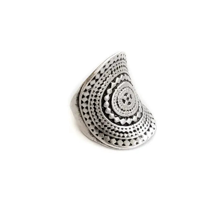 Boho Ring In Silver