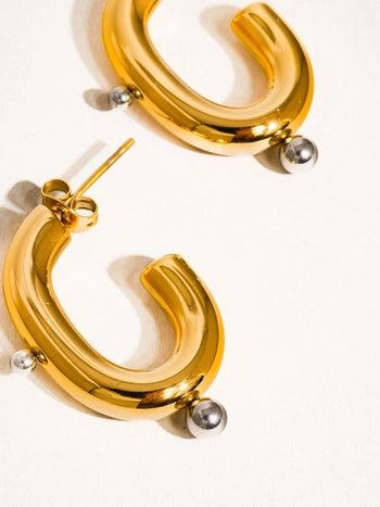 Alsace C Hoop Earring