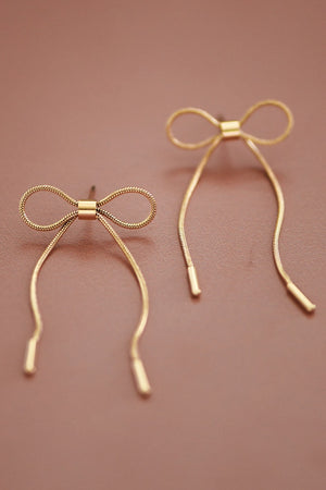 Dainty Bow Earrings