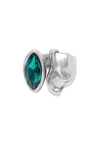 Emerald Crystal Ring