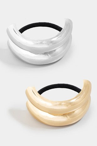 Gold & Silver Hair Tie Set