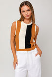 Vertical Striped Knit Top
