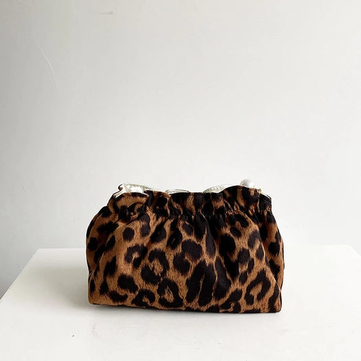 Vintage Leopard Cosmetic Bag