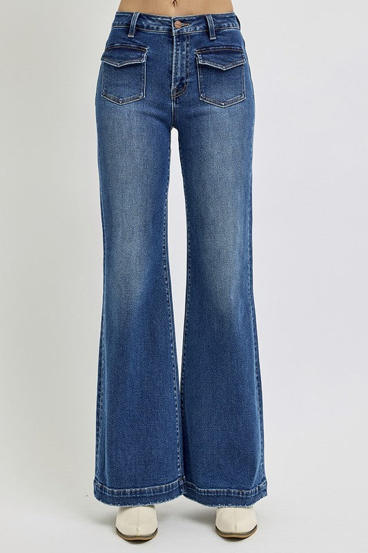 Front Patch Pocket Jeans