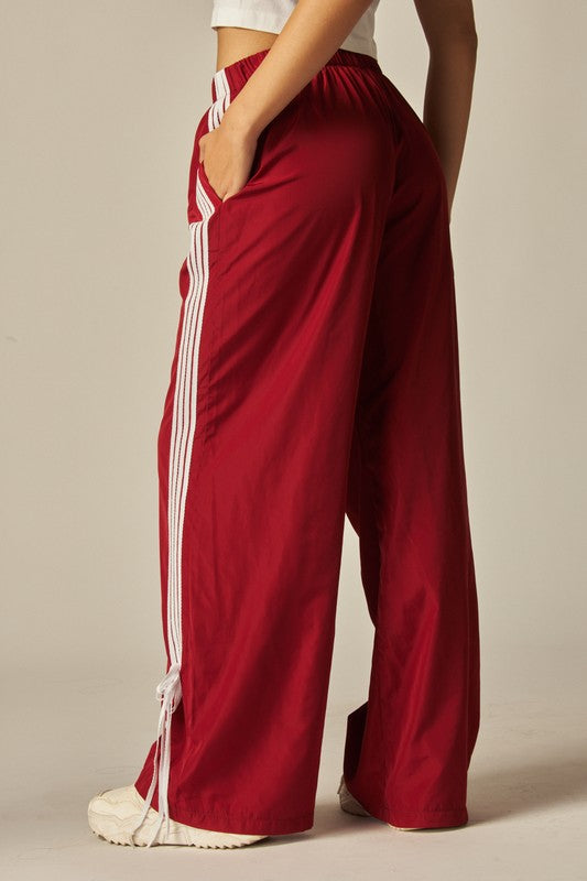 Jillian Red Joggers