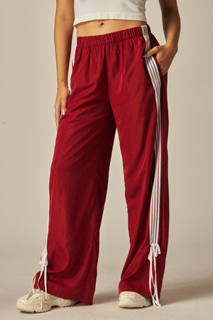 Jillian Red Joggers