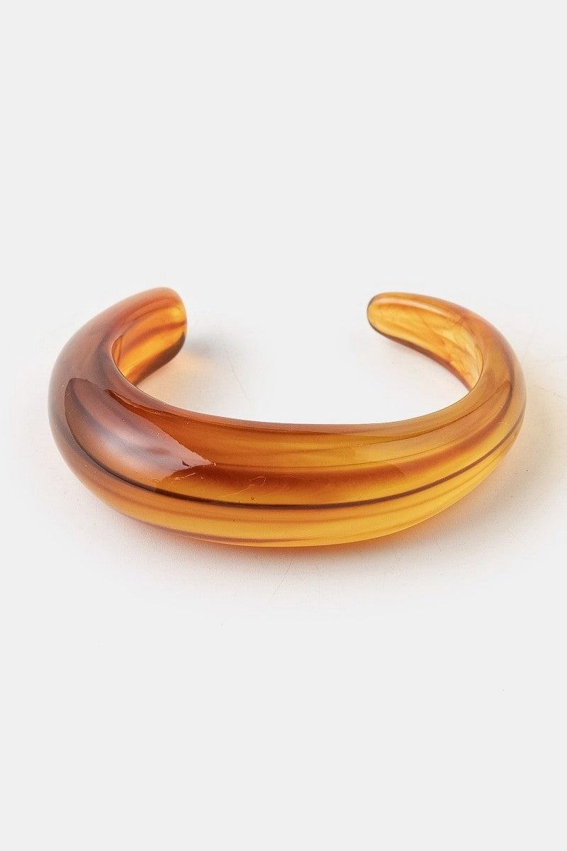 Resin Design Cuff Bracelet