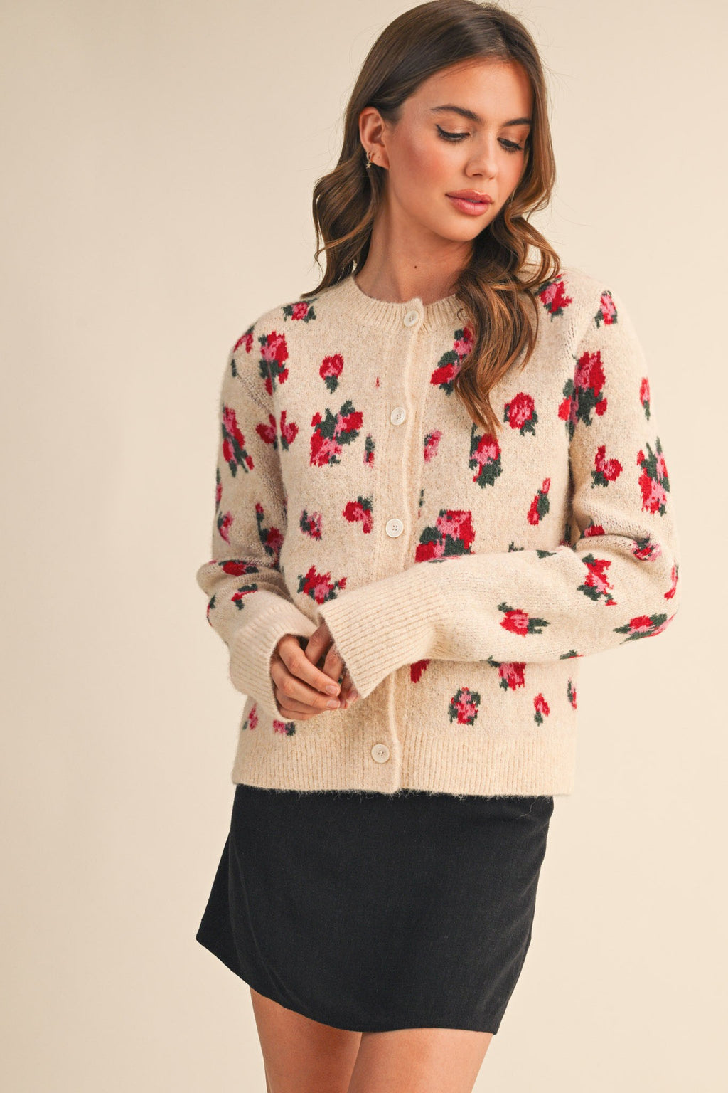 Roses Floral Cardigan
