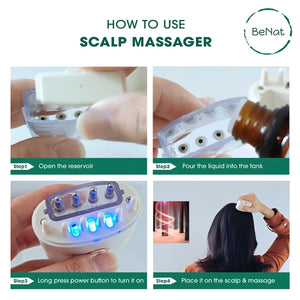 Electric Oil Applicator and Scalp Massager