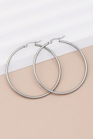 Every Day Silver Hoops