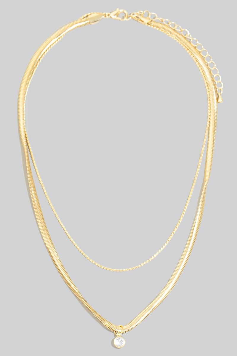 Simple Shine Layered Necklace