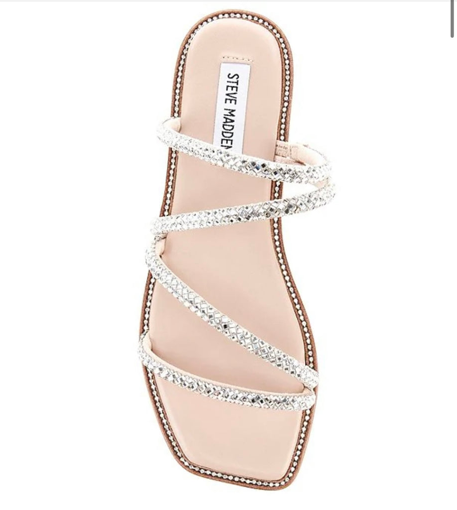 Jewel sandals with rhinestones | Elisabetta Franchi® Outlet