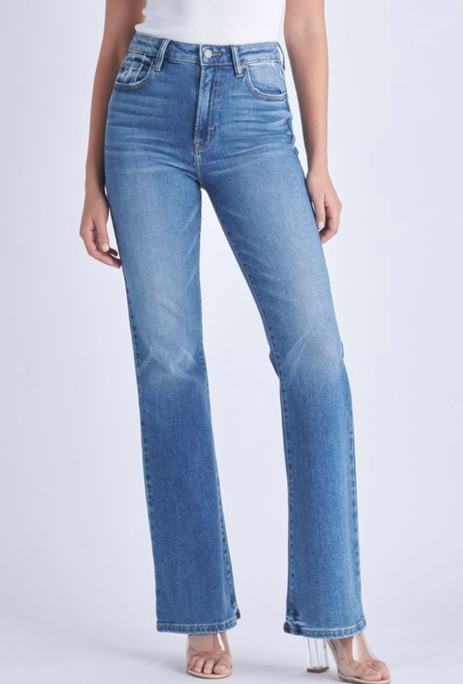 Hidden Flare Jeans - Medium Wash