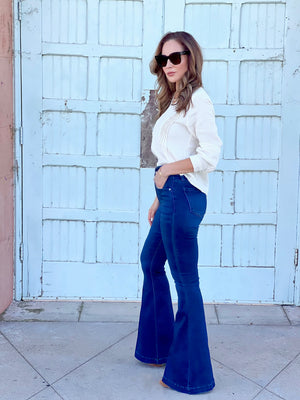 High Rise Super Flare Jeans