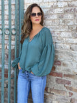 Bella Sea Foam Blouson