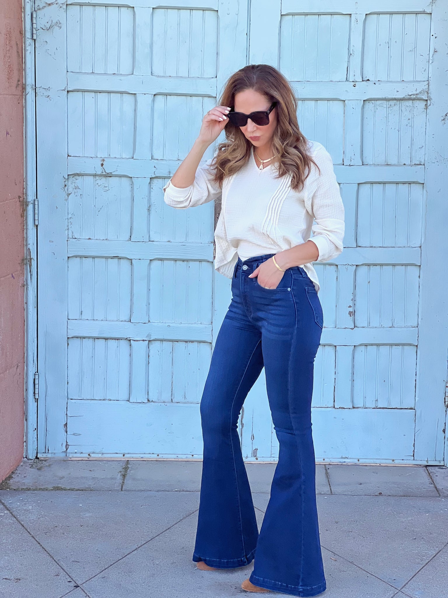 High Rise Super Flare Jeans