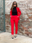 Bright Red Trouser Pants