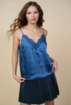 Smokey Blue Laced Cami