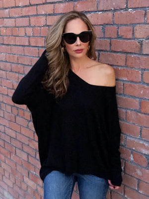 Black Knit Sweater